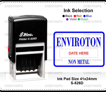 Example custom date stamps format