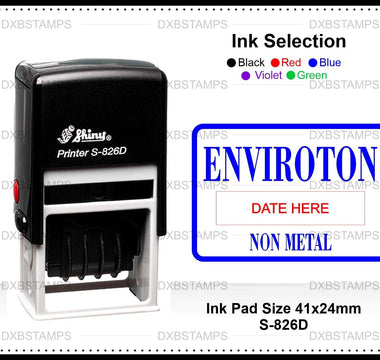 Example custom date stamps format