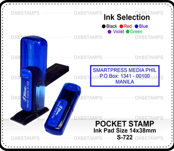 Example pocket stamp making format