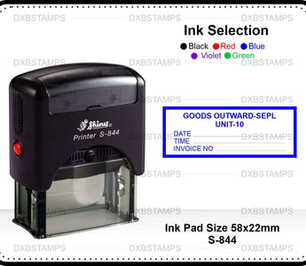 Example signature stamp making format