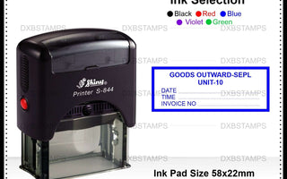 Example custom name stamps format