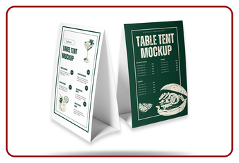 Corporate Table Tent Printing