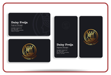 Laminated Velvet Business Card