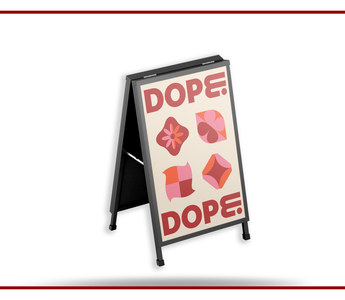 A-Frame Poster Printing example