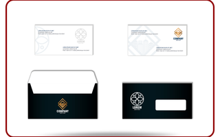 Custom Envelope Printing example