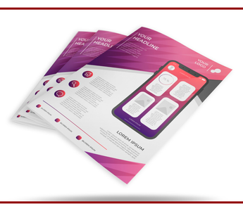 Custom Flyer Printing example