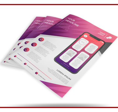 Custom Flyer Printing example