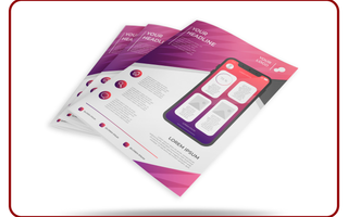 Custom Flyer Printing example