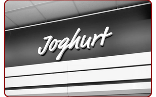 Cut-Out Letter Sign Board