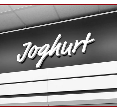 Cut-Out Letter Sign Board