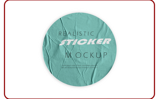Paper Label Stickers example