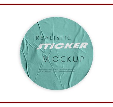 Paper Label Stickers example