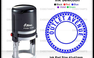 Example same-day rubber stamp making format
