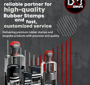 Self-Inking Rubber Stamps for Businesses in Abu Dhabi