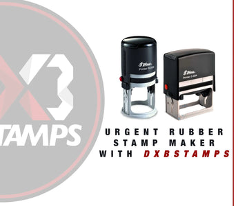 Urgent rubber stamp maker