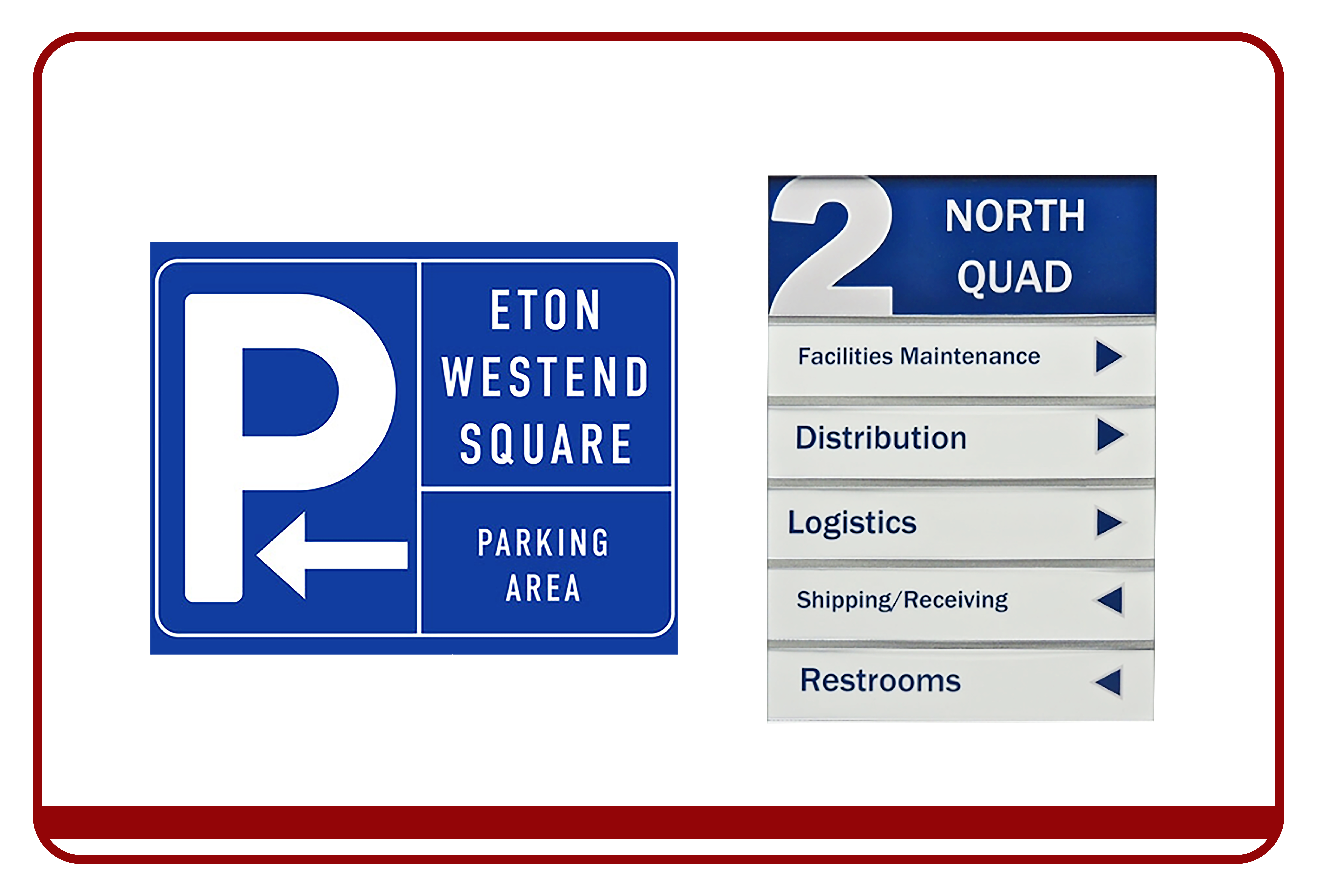 Directional Signage, Wayfinding Signs