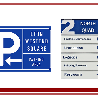 Directional Signage, Wayfinding Signs