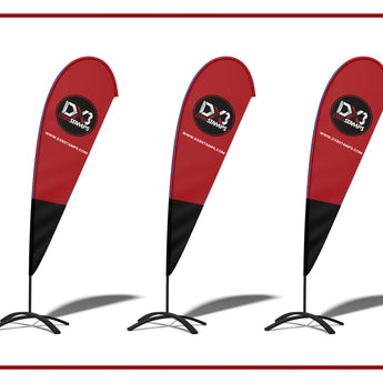 Tear Drop Flag Printing