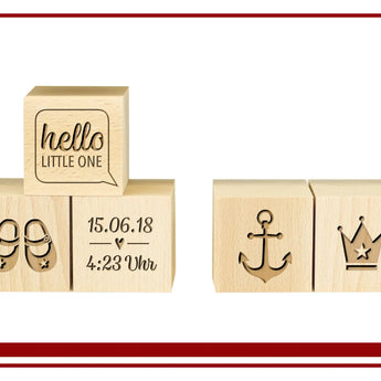 Wooden Cube Engraving