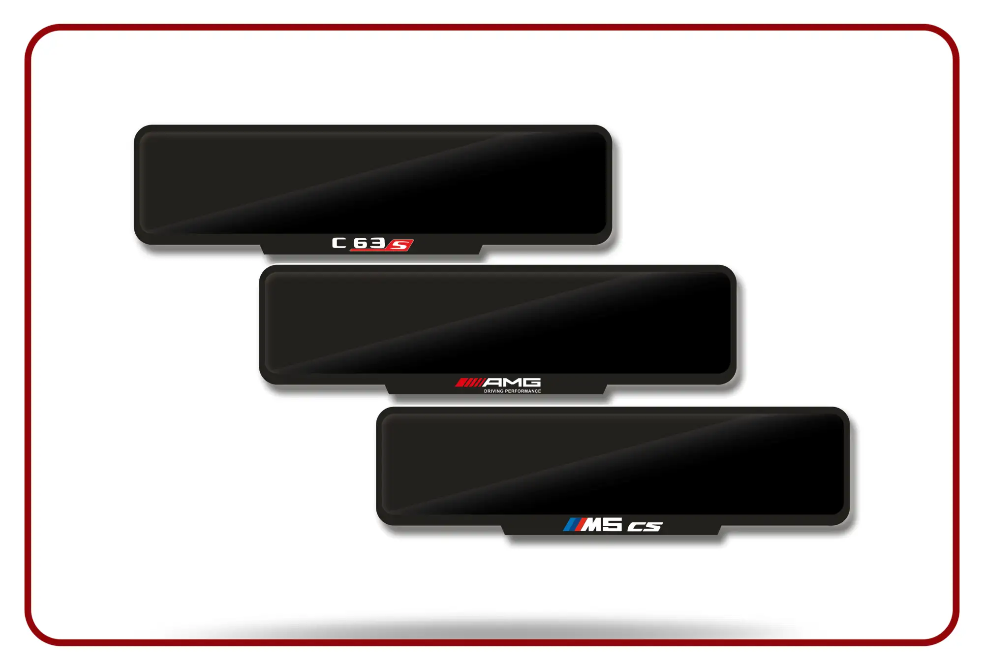 Number Plate Frames Dubai