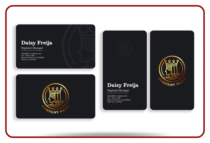 Laminated Velvet Business Card