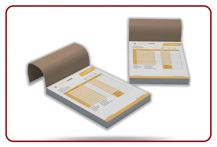 Branded bill books for businesses 