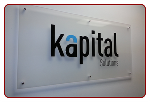 Clear Acrylic Signage

