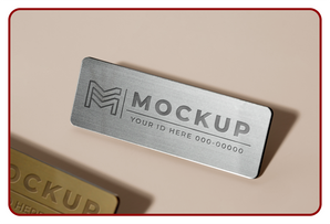 Engraved Metal Name Tags