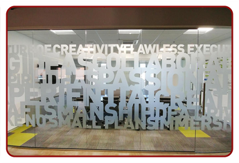 Frosted Glass Sticker