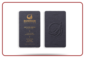 LetterPress Business Card 