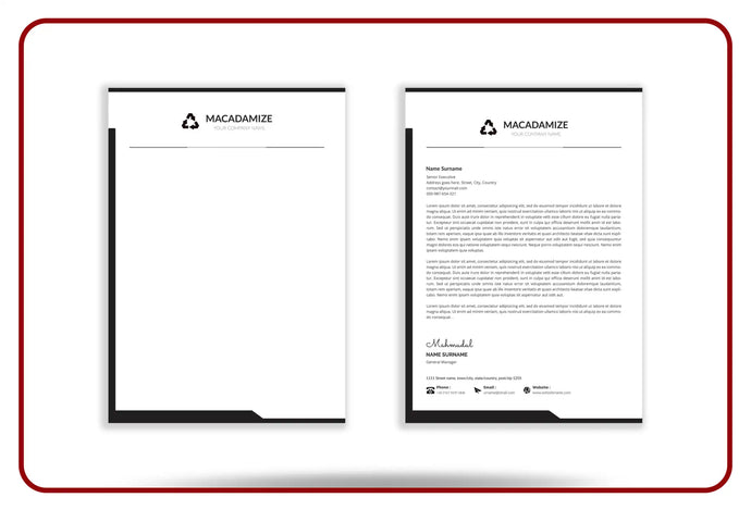 Personalized Letterheads
