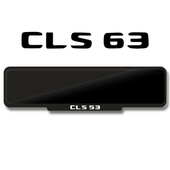 Mercedes-Benz CLS63 Plate Frame