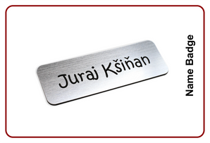 Personalized Metal Name Badge
