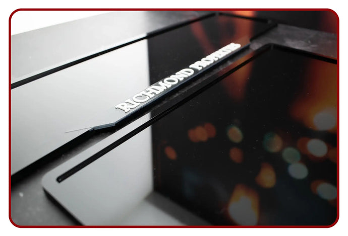 Silver richmond forums laptop cover with black accents and a sleek design.