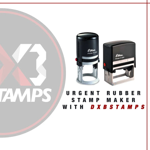 Urgent rubber stamp maker