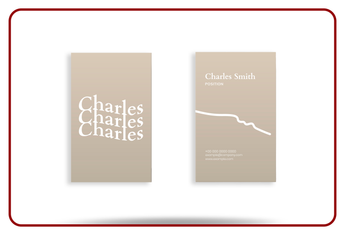 Vertical Business Cards
