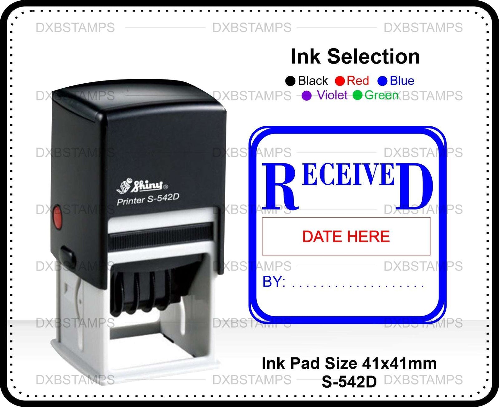 Dater Rubber Stamps