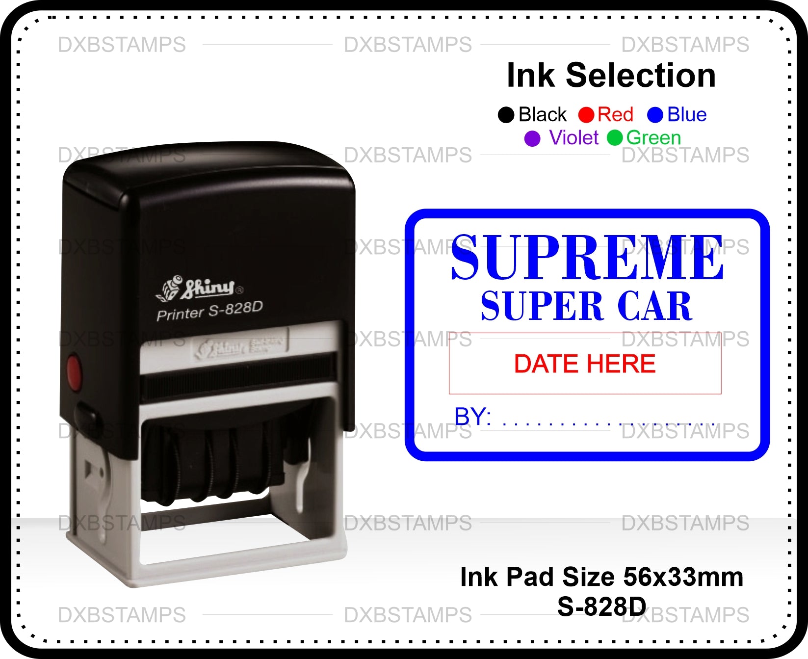 Dater Rubber Stamps